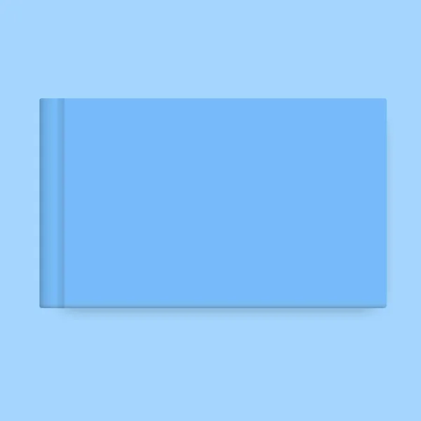 Modèle vectoriel de couverture de livre sur blanc — Image vectorielle