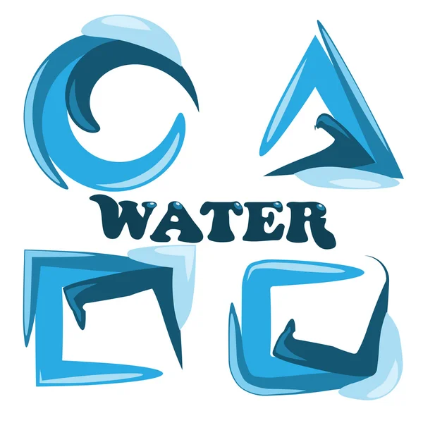 Set de pictograme de apă — Vector de stoc