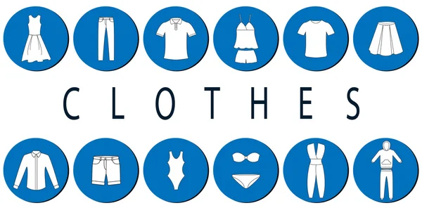 Düz elbise simgeler