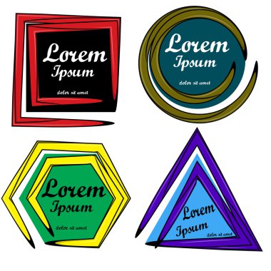 Orijinal tasarlamak vektör logosu