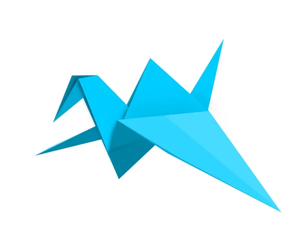 Żurawia origami w wektor — Wektor stockowy