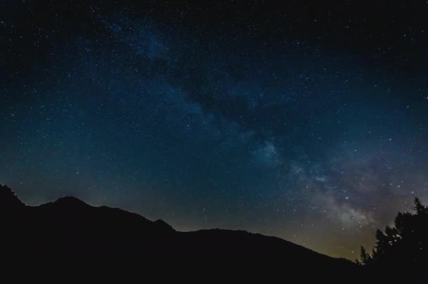 Galaxia Vía Láctea - 4K TimeLapse — Vídeos de Stock