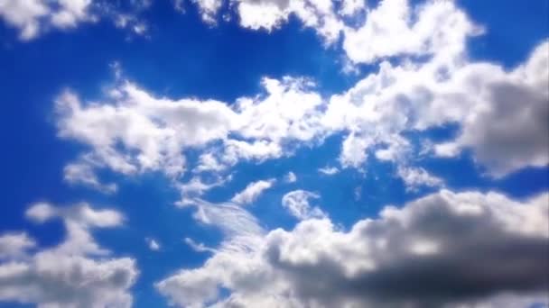 Wolken am Himmel - Zeitraffer — Stockvideo