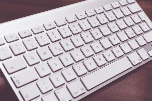 Bilgisayar klavye yakın iş veya ağ kavramı