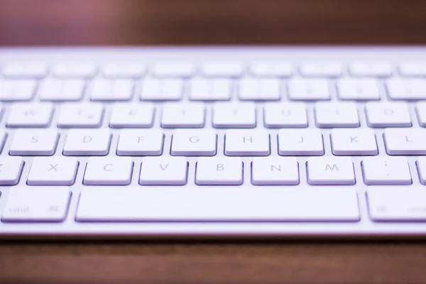 Bilgisayar klavye yakın iş veya ağ kavramı