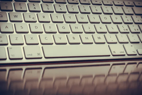 Bilgisayar klavye yakın iş veya ağ kavramı