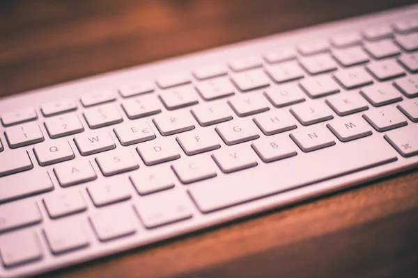 Bilgisayar klavye yakın iş veya ağ kavramı