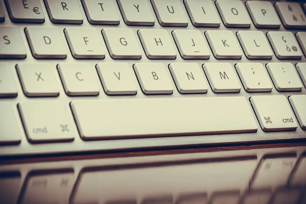 Bilgisayar klavye yakın iş veya ağ kavramı