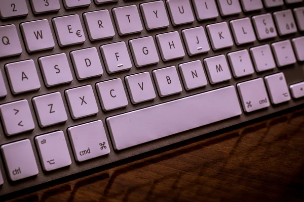 Bilgisayar klavye yakın iş veya ağ kavramı