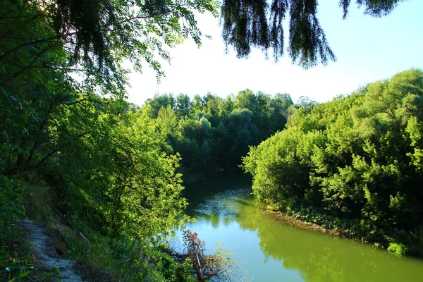 Natura Russa Fiume Kazanka — Foto Stock