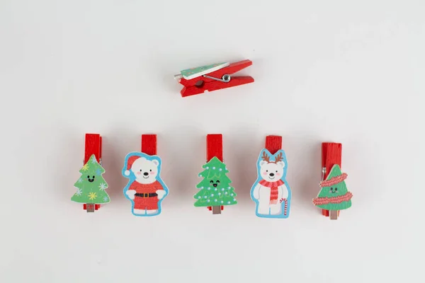 Panos Natal Branco Com Árvore Natal — Fotografia de Stock