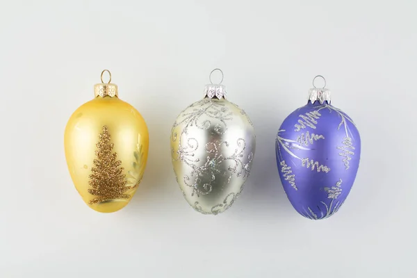クリスマスツリーのための美しいボールのセット — ストック写真