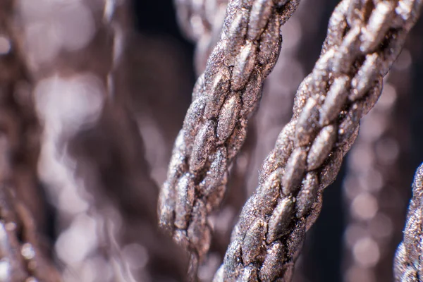 Beautiful Macro Pattern Wicker Background — Stock Photo, Image