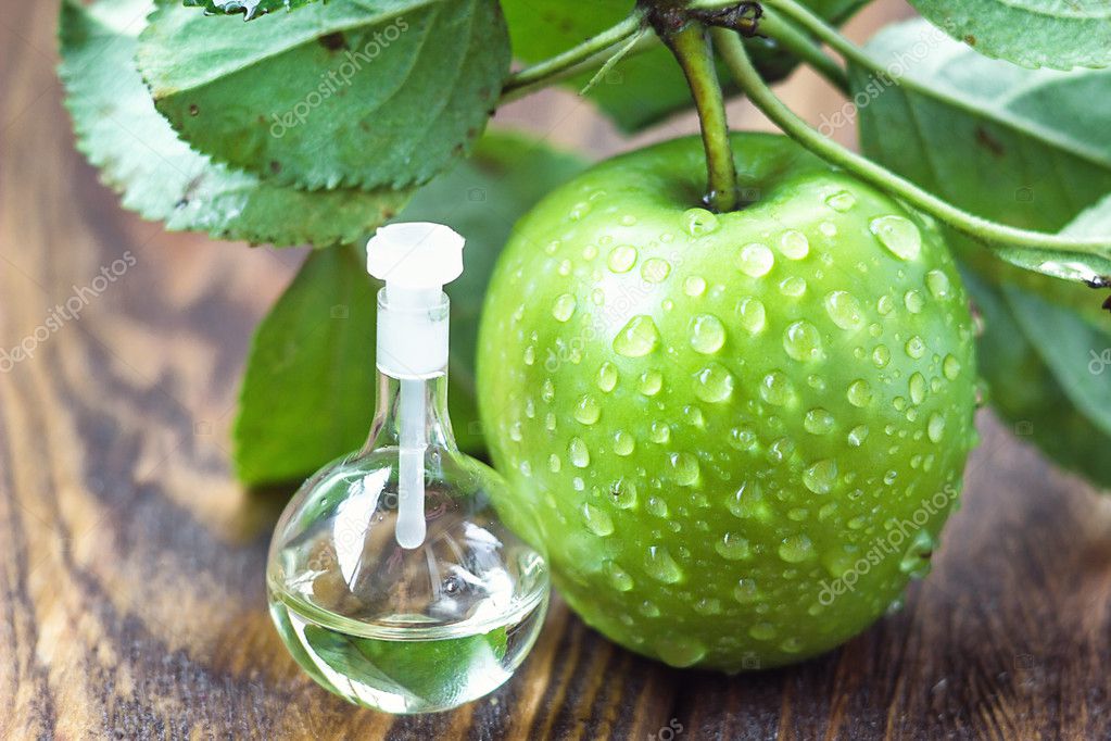 Download Apple Vinegar In Glass Jar With Ripe Green Fruit Bottle Of Apple Organic Vinegar On Wooden Background Healthy Organic Food Stock Photo C Bozhena Melnyk 123893900 PSD Mockup Templates