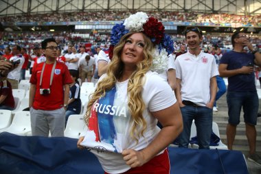 İngiltere Vs Rusya arasında Euro 2016 - Fransa 4 - maç