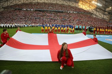 İngiltere Vs Rusya arasında Euro 2016 - Fransa 4 - maç