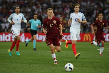 İngiltere Vs Rusya arasında Euro 2016 - Fransa 4 - maç