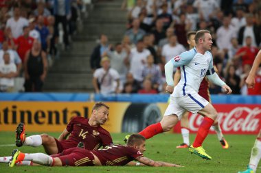 İngiltere Vs Rusya arasında Euro 2016 - Fransa 4 - maç