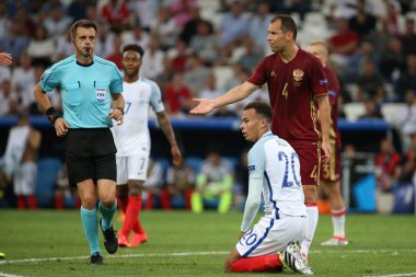 İngiltere Vs Rusya arasında Euro 2016 - Fransa 4 - maç
