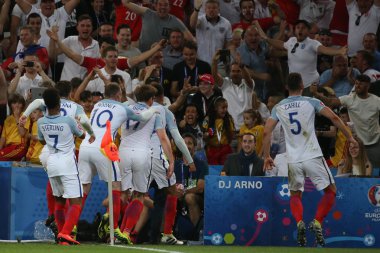 İngiltere Vs Rusya arasında Euro 2016 - Fransa 4 - maç
