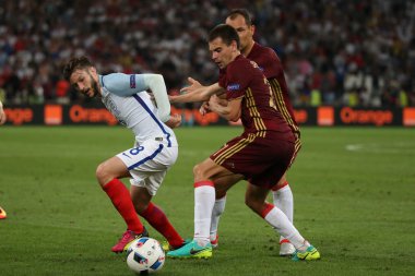 İngiltere Vs Rusya arasında Euro 2016 - Fransa 4 - maç