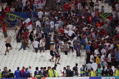 İngiltere Vs Rusya arasında Euro 2016 - Fransa 4 - maç