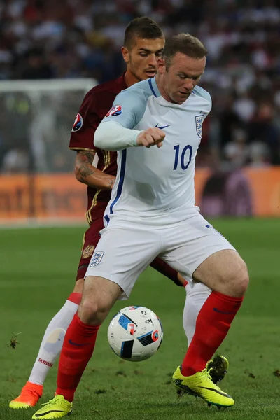 Euro 2016 - Francie 4 - utkání mezi Anglie Vs Rusko — Stock fotografie