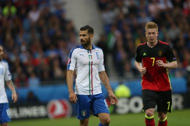 Candreva ve De Bruyne eylem