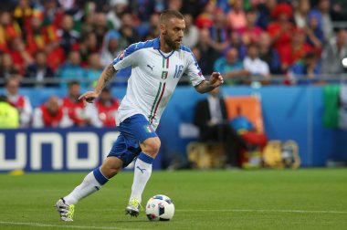 De Rossi futbol maçı sırasında eylem