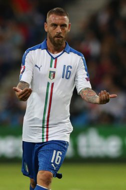De Rossi futbol maçı sırasında eylem