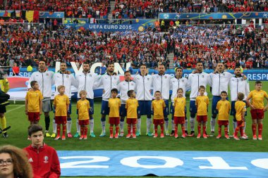 Futbol maçı öncesi İtalyan takımı