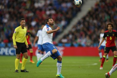 Barzagli futbol maçı sırasında eylem