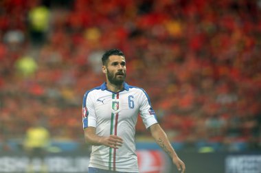 Candreva futbol maçı sırasında eylem