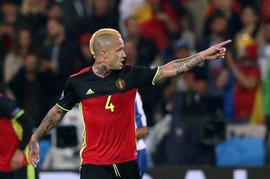 Nainggolan futbol maçı sırasında eylem
