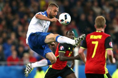 De Rossi futbol maçı sırasında eylem