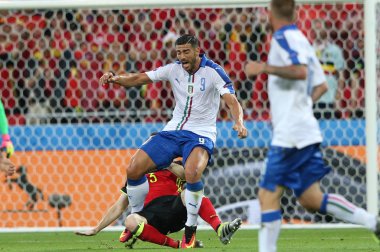 Pelle futbol maçı sırasında eylem