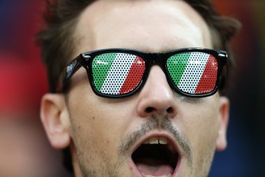 tribünlerde İtalya hayranı