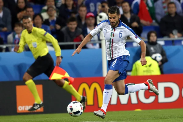 Candreva futbol maçı sırasında eylem