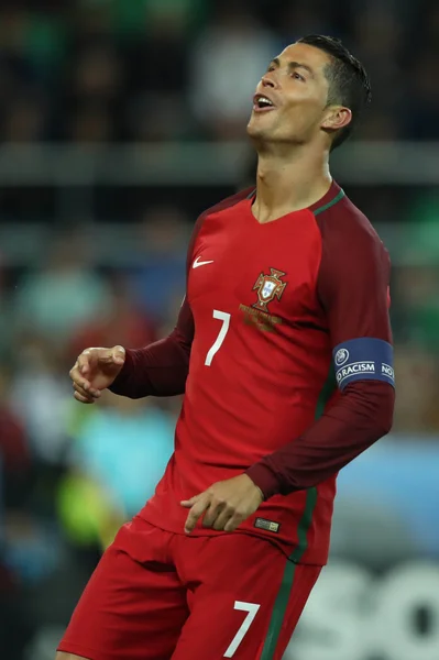 Euro 2016 - Francie 10 utkání mezi Portugalskem Vs Island — Stock fotografie