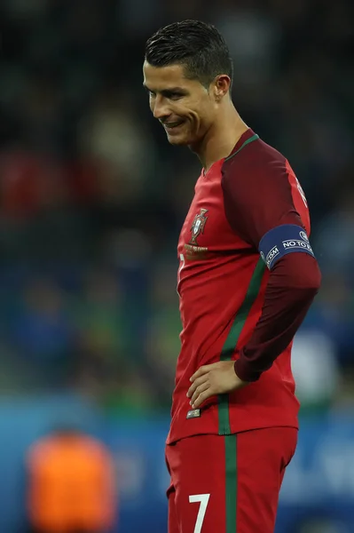 Euro 2016 - Portekiz Vs İzlanda arasında Fransa 10 maç — Stok fotoğraf