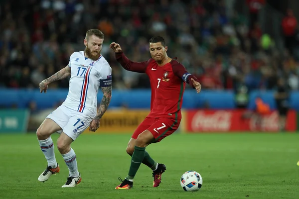 EURO 2016 - FRANȚA 10 MATCH ÎNTRE PORTUGAL VS ICELAND — Fotografie, imagine de stoc