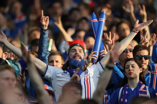 EURO 2016 - FRANCIA 10 PARTITA TRA PORTOGALLO E ISLANDA — Foto Stock