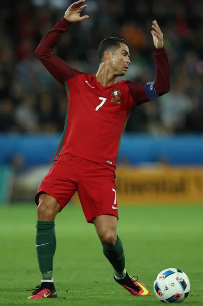 Euro 2016 - Francie 10 utkání mezi Portugalskem Vs Island — Stock fotografie