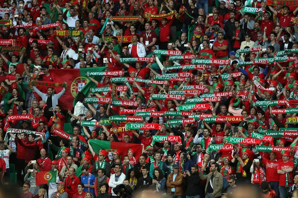 EURO 2016 - FRANÇA 10 CONCORRÊNCIA ENTRE A PORTUGAL VS ISLÂNDIA — Fotografia de Stock