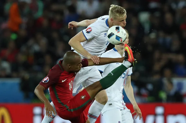 EURO 2016 - FRANÇA 10 CONTRA A ILHA PORTUGAL VS — Fotografia de Stock