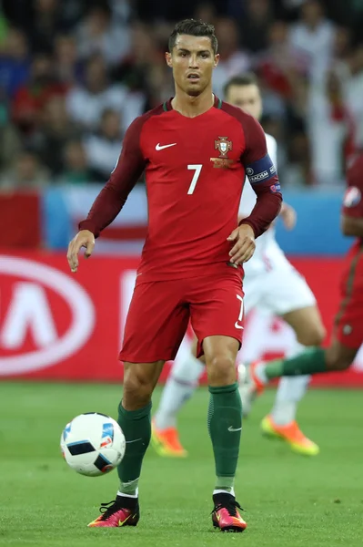 Euro 2016 - Francie 10 utkání mezi Portugalskem Vs Island — Stock fotografie