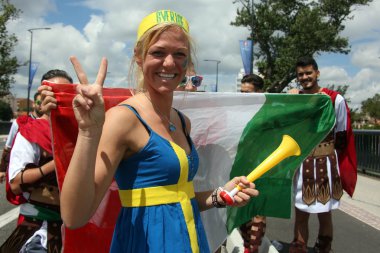 Euro 2016 yılında Fransa - İtalya Vs İsveç arasında maç