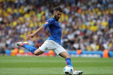 Candreva futbol maçı sırasında eylem