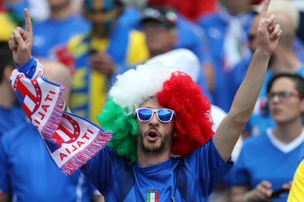 EURO 2016 IN FRANCIA - PARTITA TRA ITALIA E SVEZIA — Foto Stock