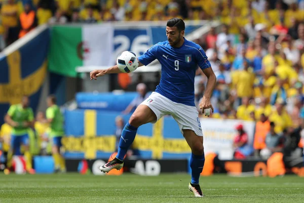 EURO 2016 IN FRANCE - MATCH BETWEEN ITALY VS SVERIGE – stockfoto